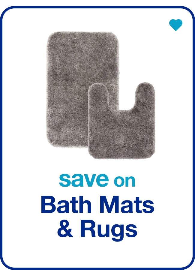 save on bath mats & rugs