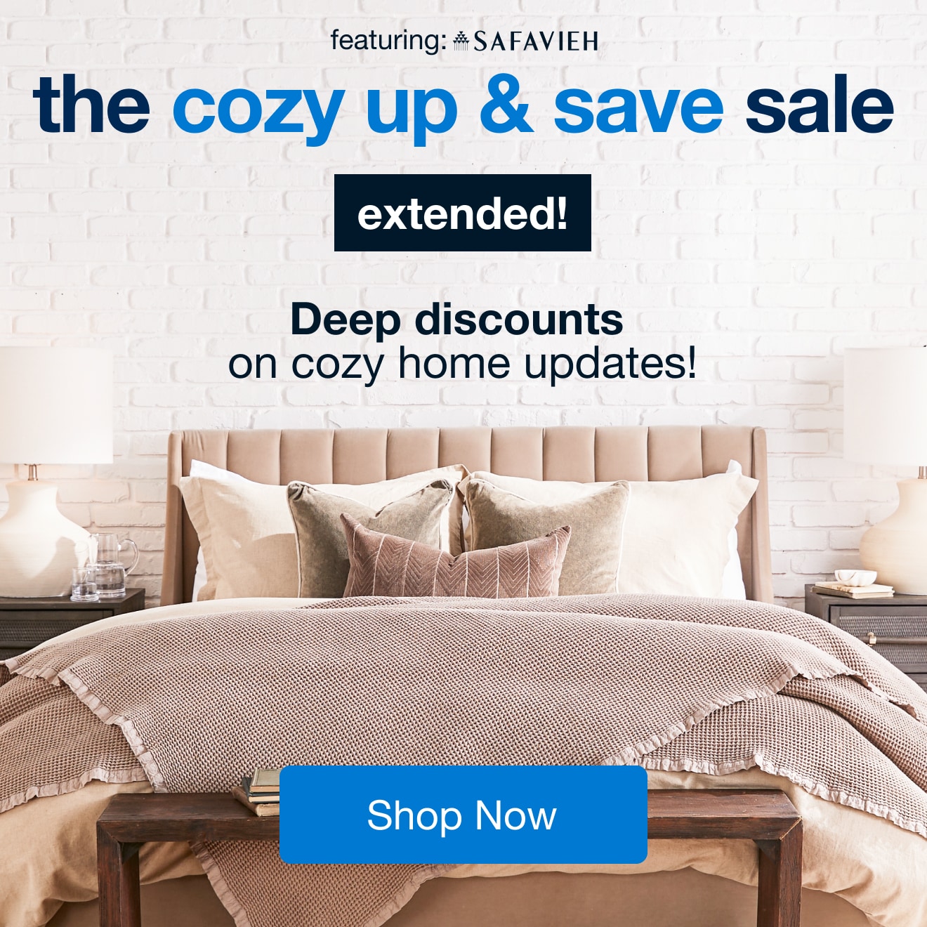 cozy up & save sale