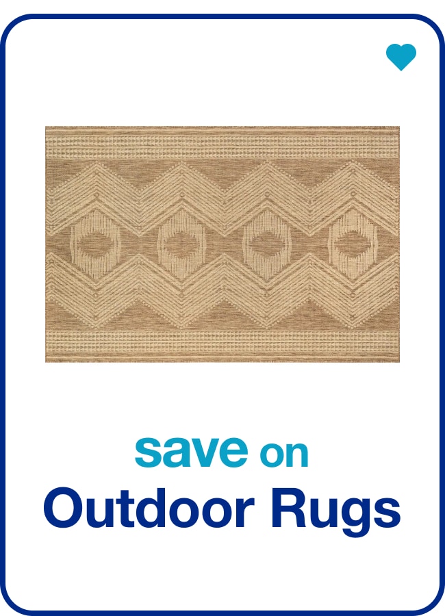 save on outdoor rugs