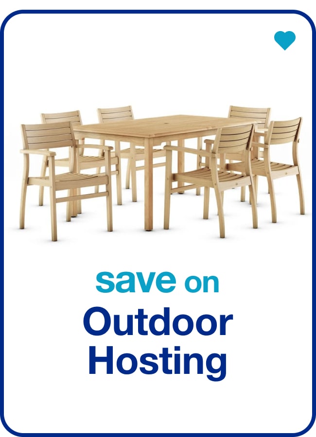 Save on Outdoor Hosting — Shop Now!