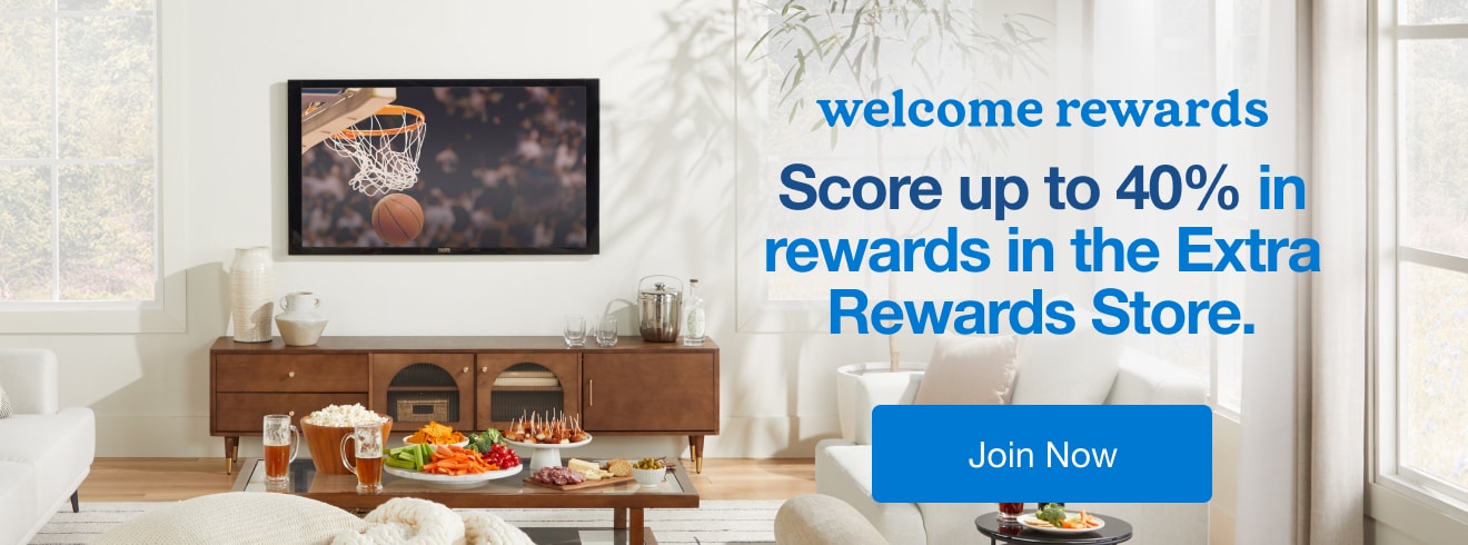 Receive exclusive savings with the Extra Rewards Store