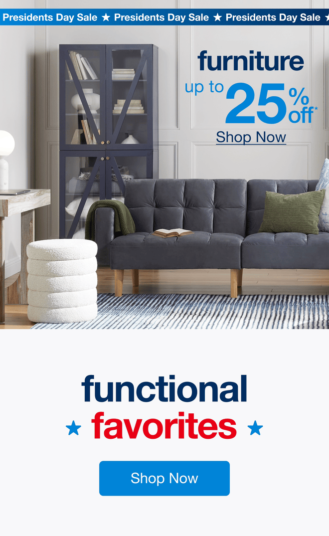 Furniture Up to 25% Off — Shop Now!