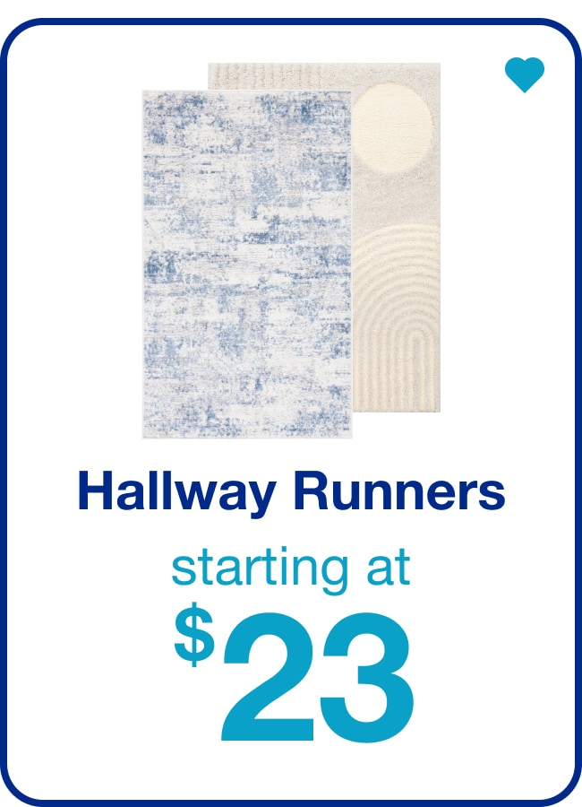 Hallway Runners Starting at $23 — Shop Now!