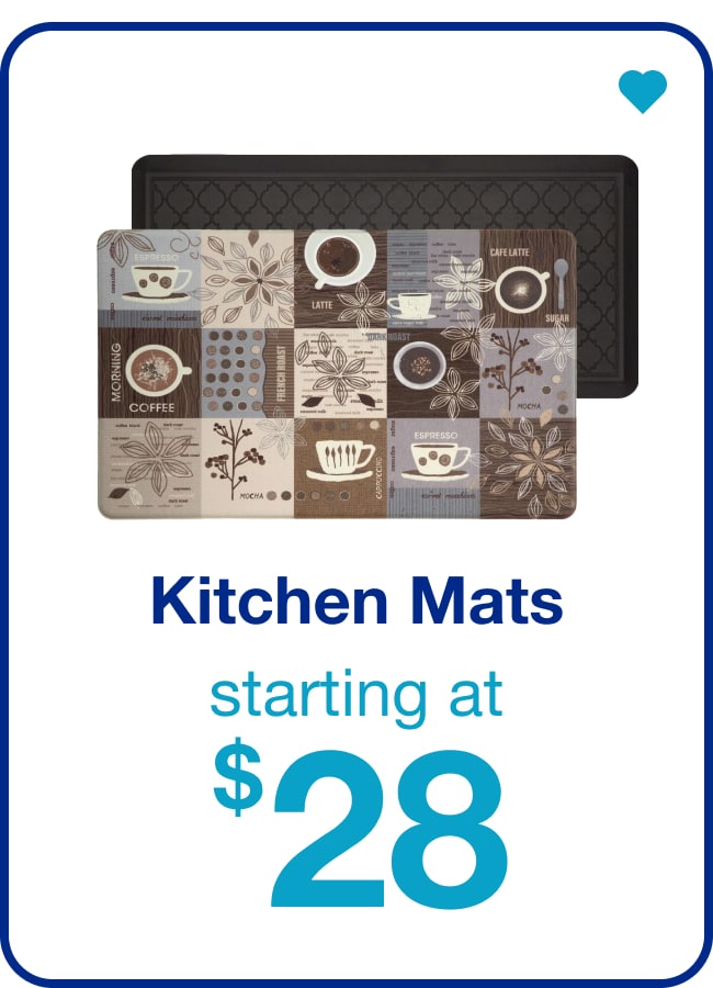 Kitchen Mats Starting at $28 — Shop Now!