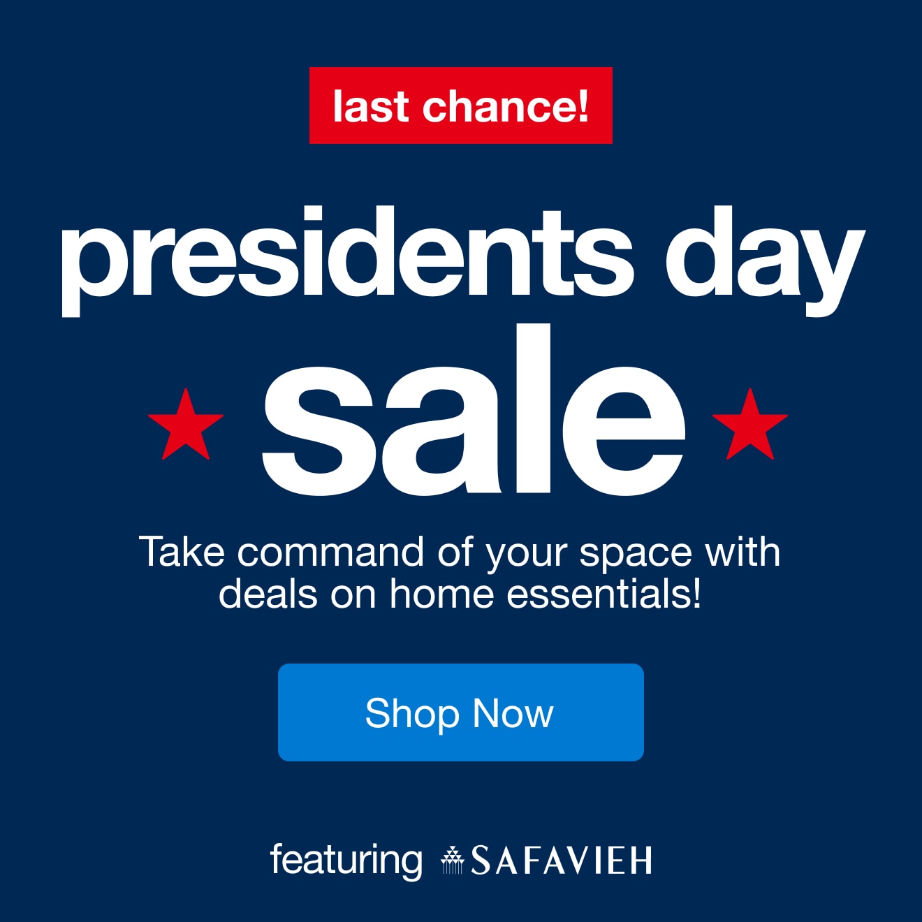 Presidents Day Sale Last Chance — Shop Now!