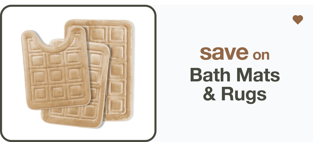 Save on Bath Mats & Rugs — Shop Now!