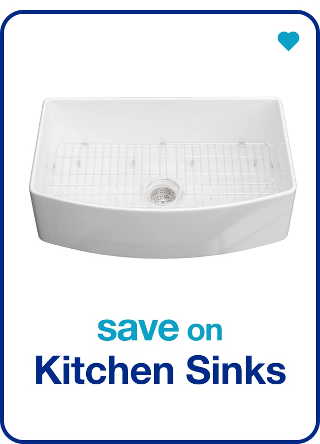 save on kitchen sinks