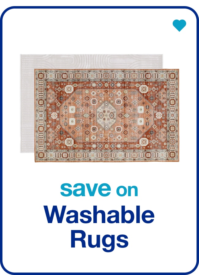 Save on Washable Rugs — Shop Now!