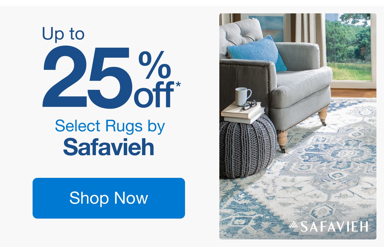Up to 25% off Select Rugs by Safavieh*