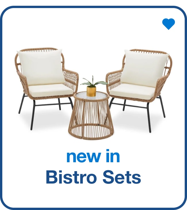 New in Bistro Sets