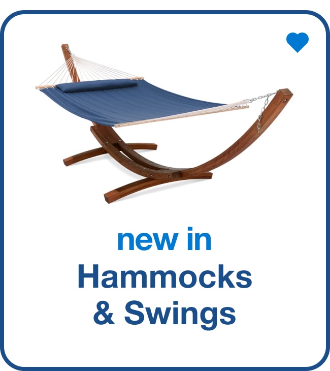 New in Hammocks & Swings