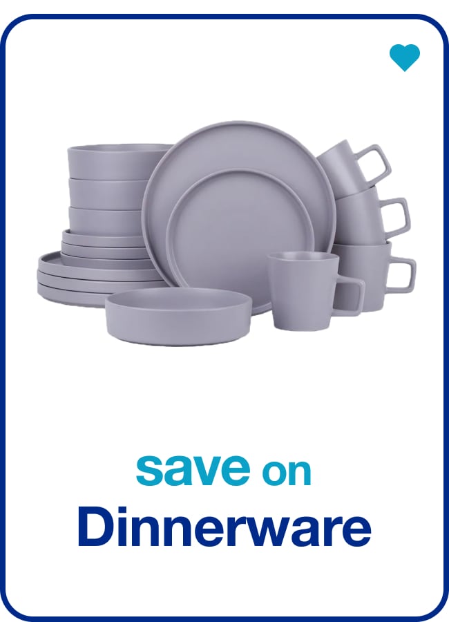 save on dinnerware