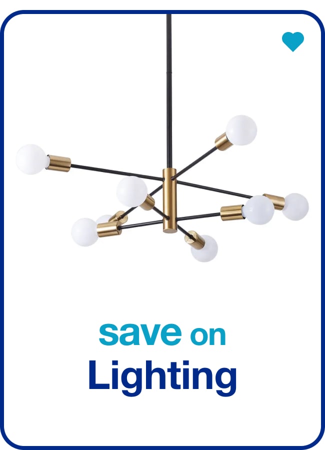 save on lighting