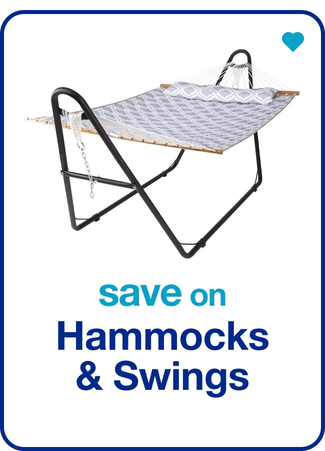 save on hammocks & swings