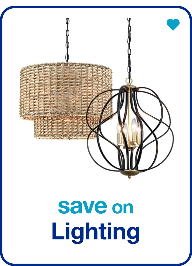 Save on Lighting â€” Shop Now!