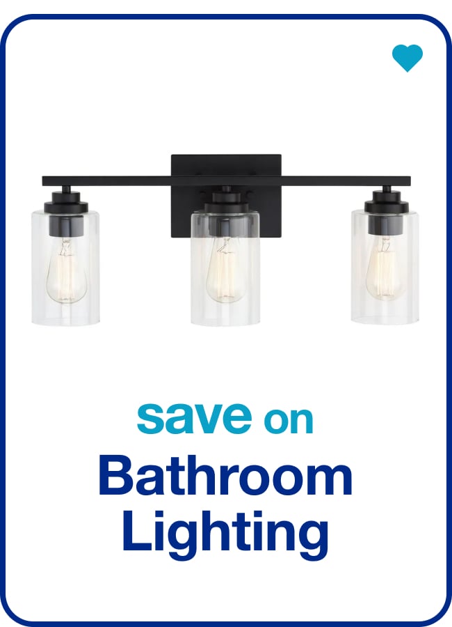 Save on Bathroom Lighting â€” Shop Now!