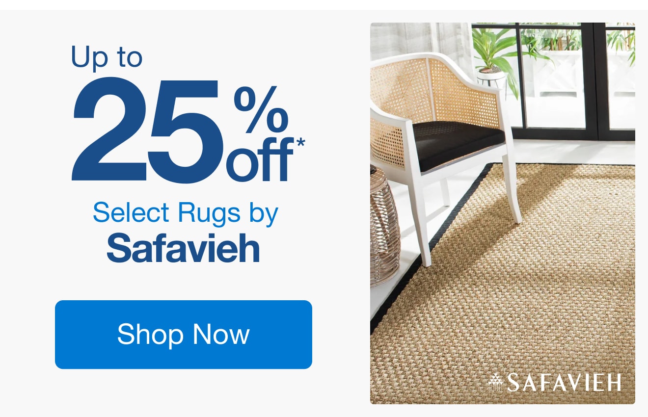 Up to 25% Off Select Rugs by Safavieh*