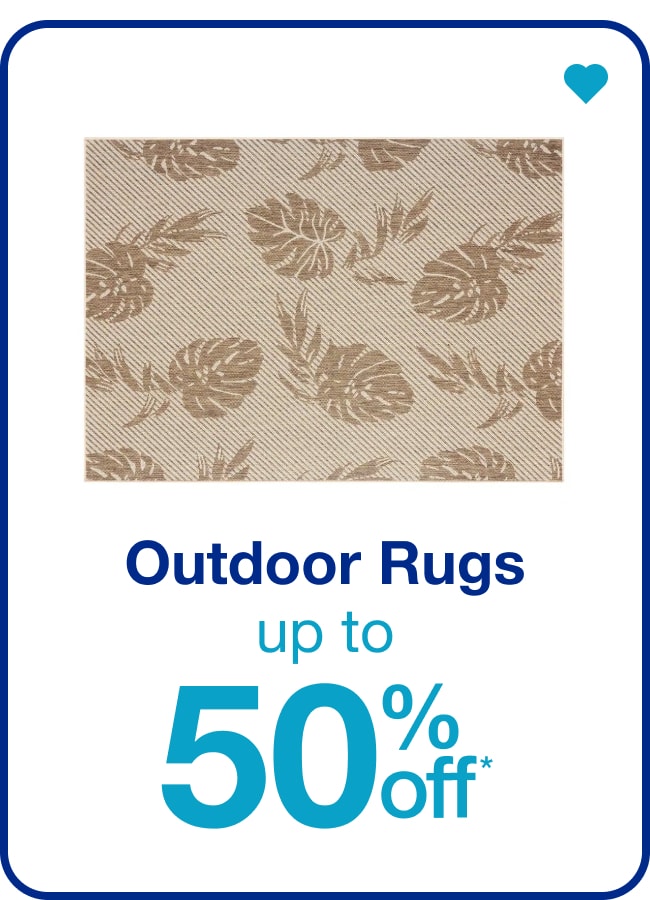 Outdoor Rugs Up to 50% Off— Shop Now!