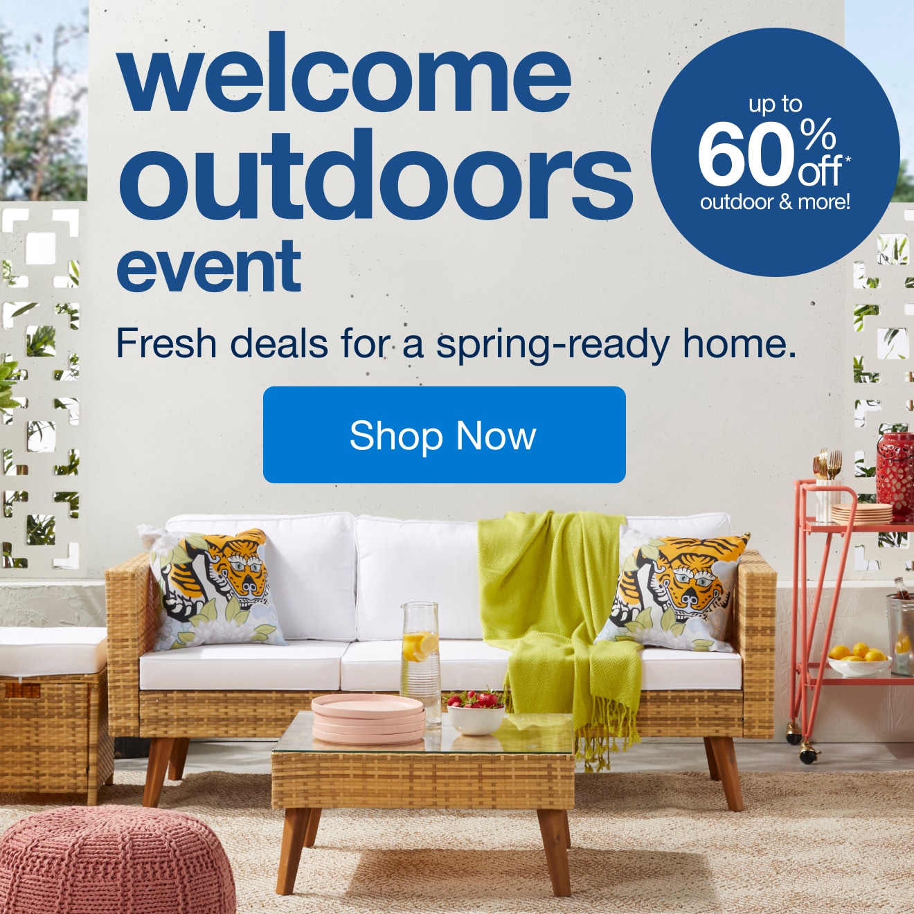 Welcome Outdoors Event — Shop Now!