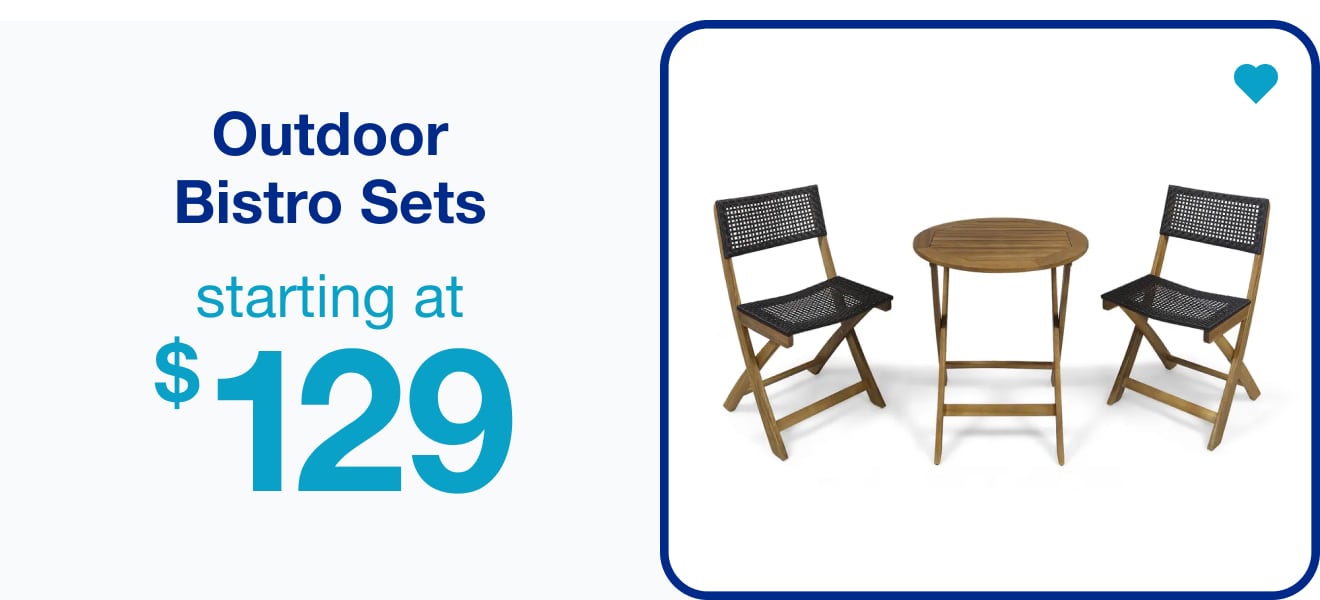 Outdoor Bistro Sets — Shop Now!