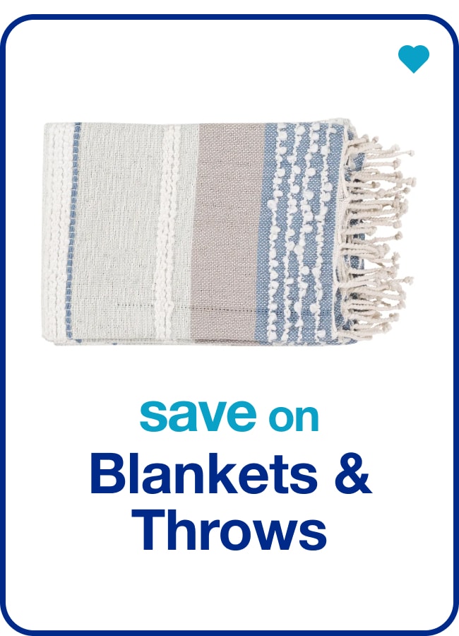 Save on Blankets & Throws — Shop Now!