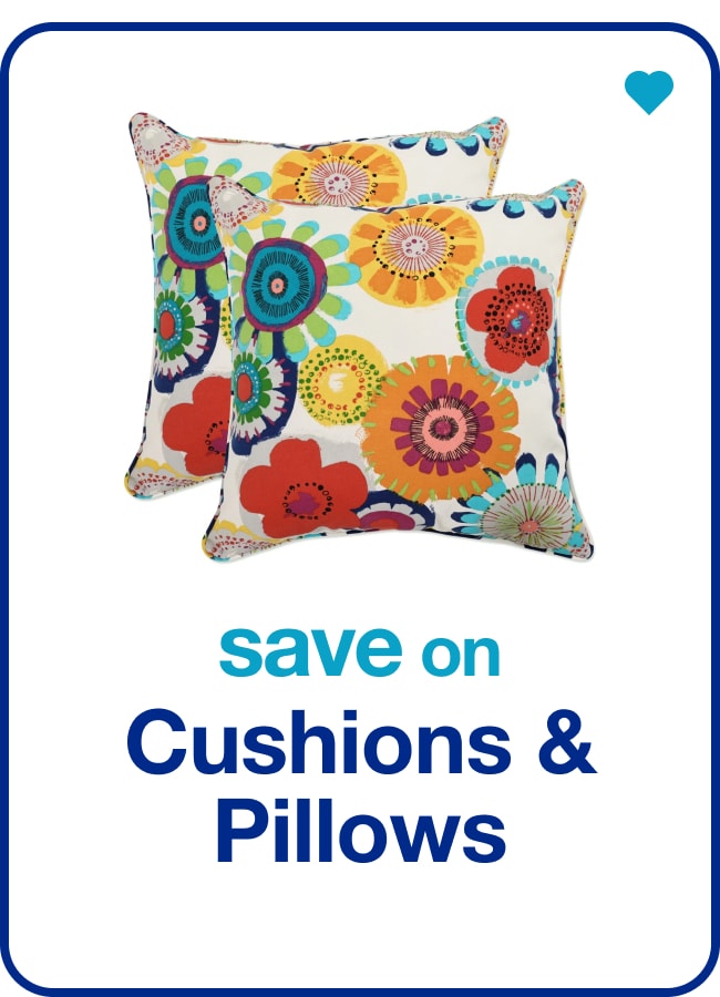 Save on Outdoor Cushions & Pillows — Shop Now!