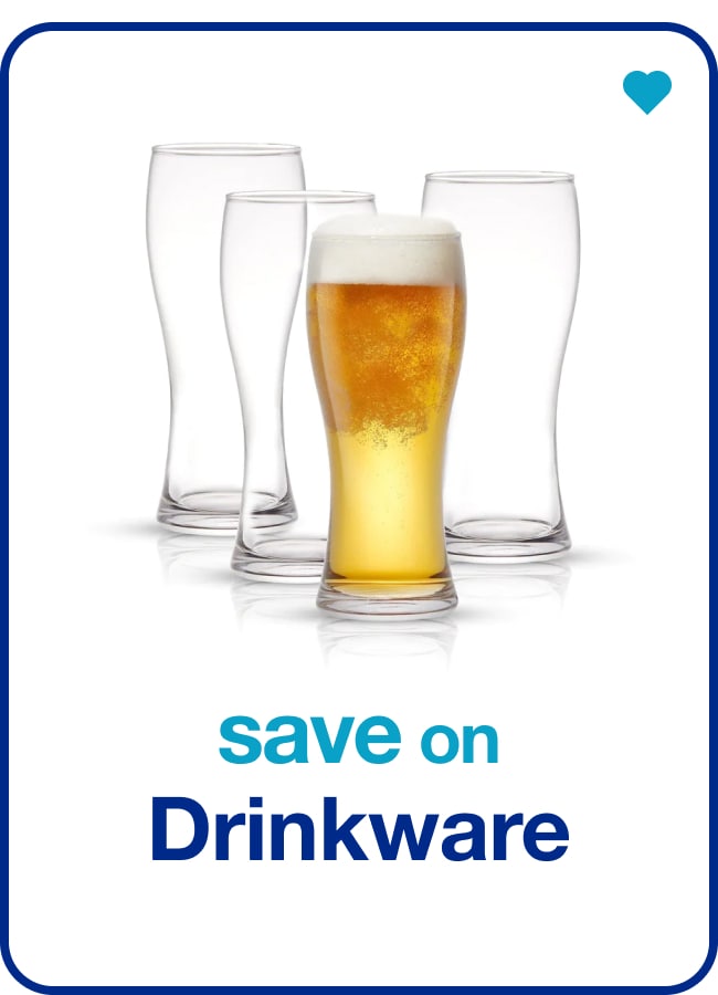 save on drinkware