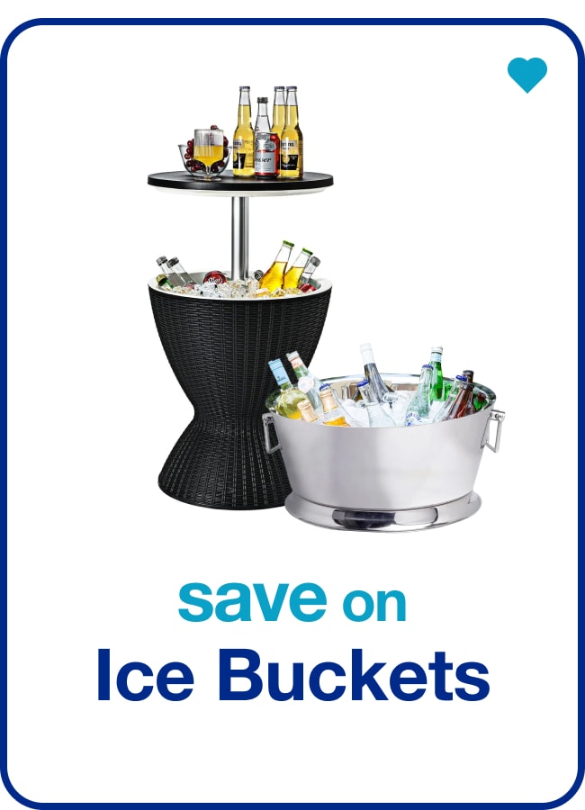 save on ice buckets