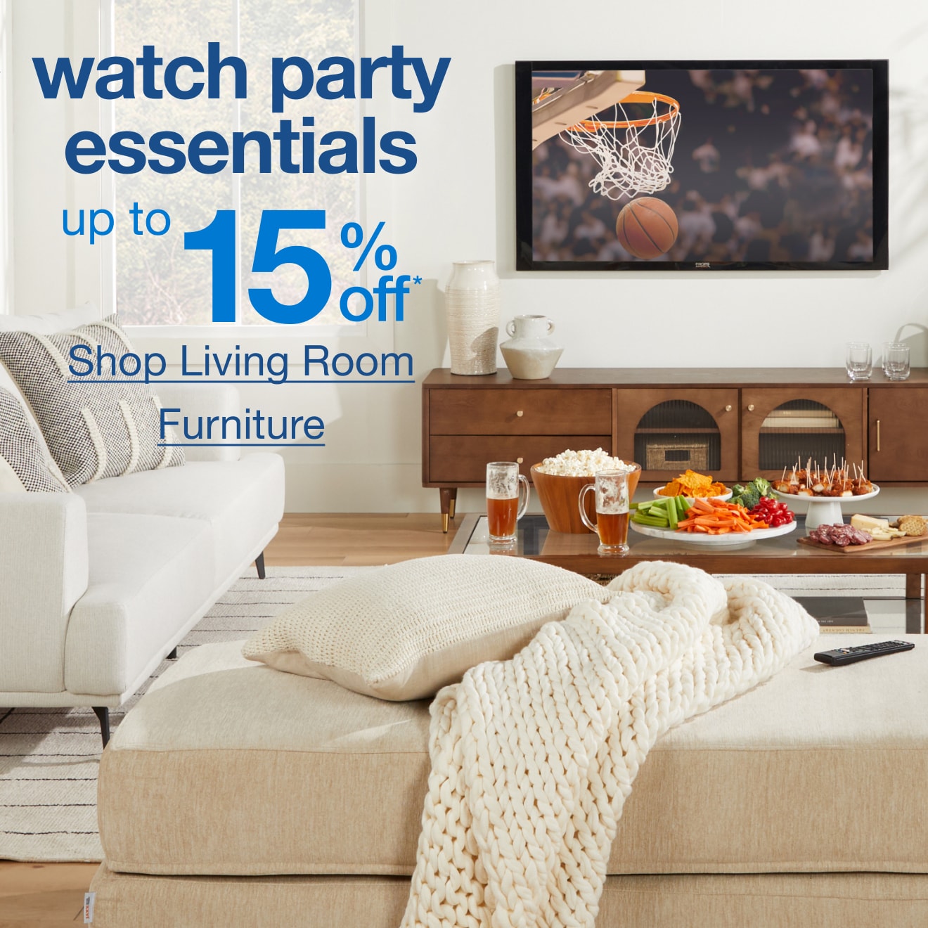 Up to 15% Off Living Room Furniture — Shop Now!