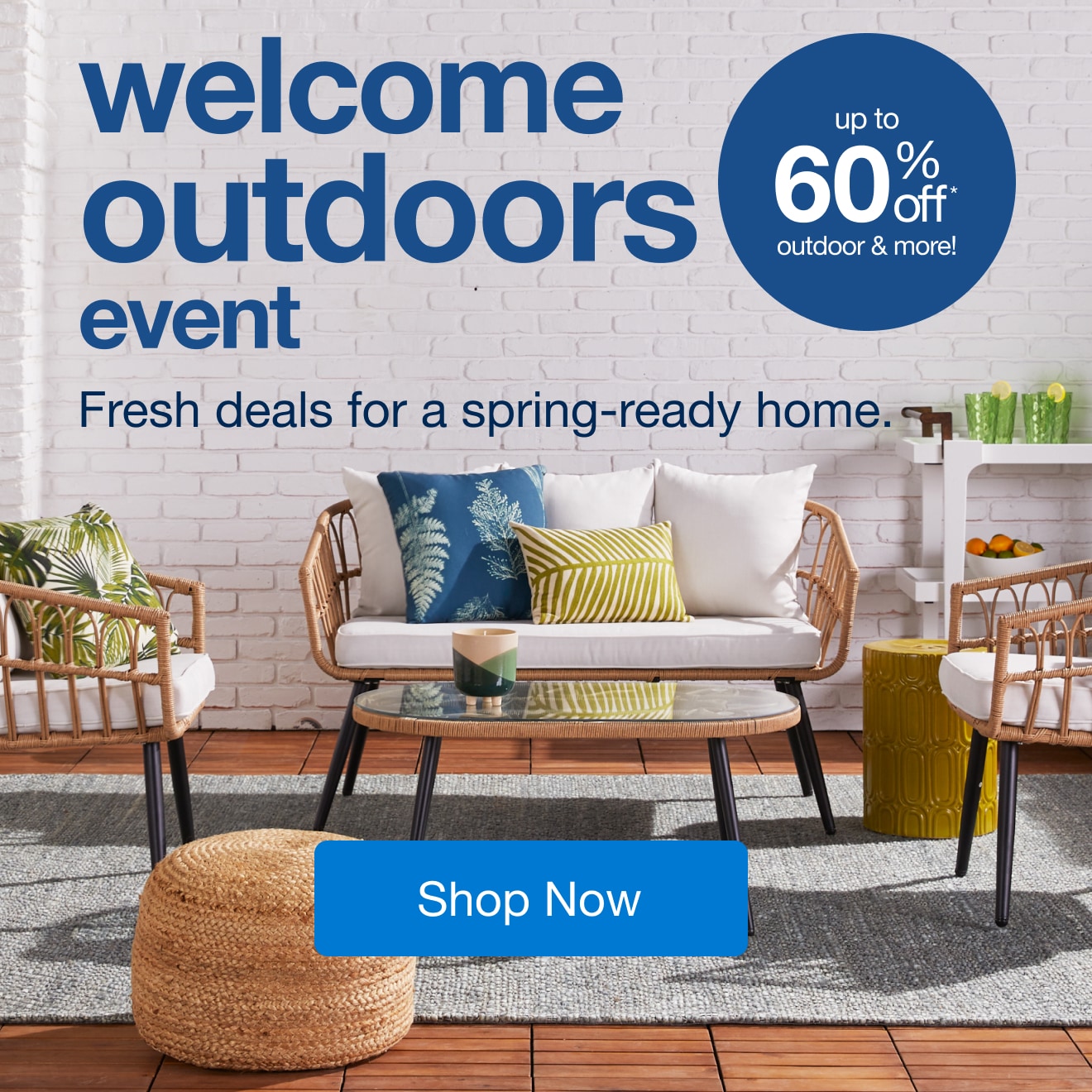 Welcome Outdoors Event — Shop Now!