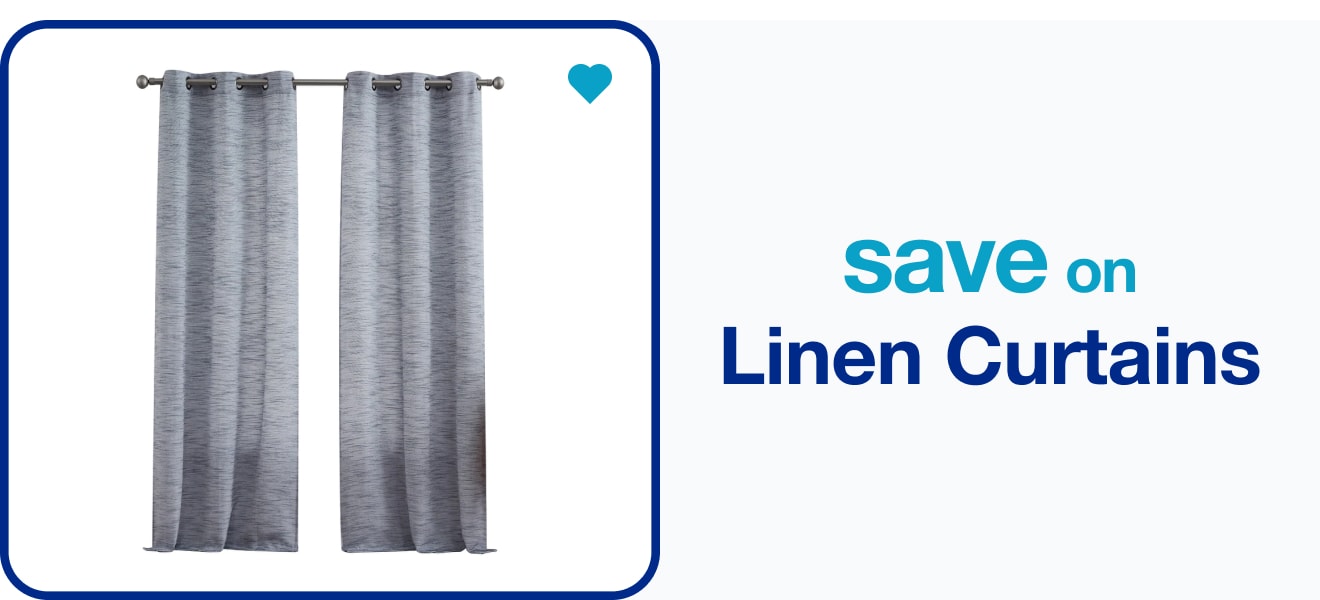 save on linen curtains