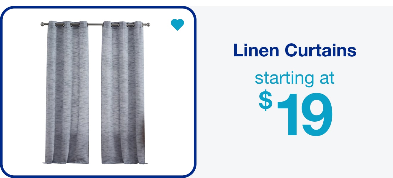 Linen Curtains Starting at $19 — Shop Now!