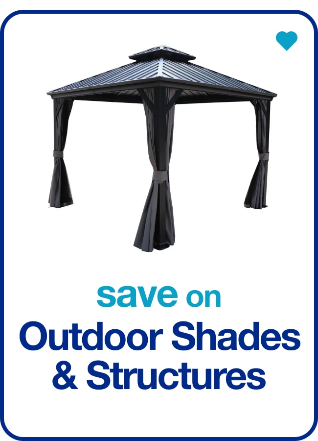 Save on Outdoor Shades & Structures — Shop Now!