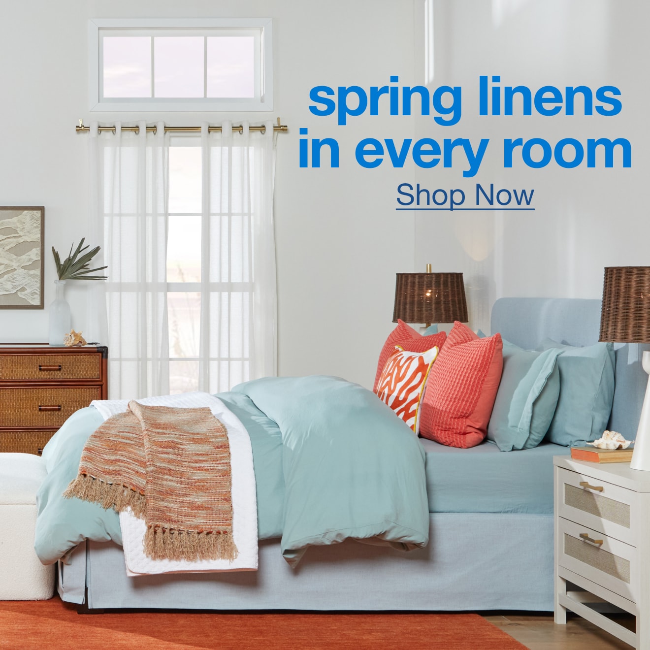 spring linens in every room