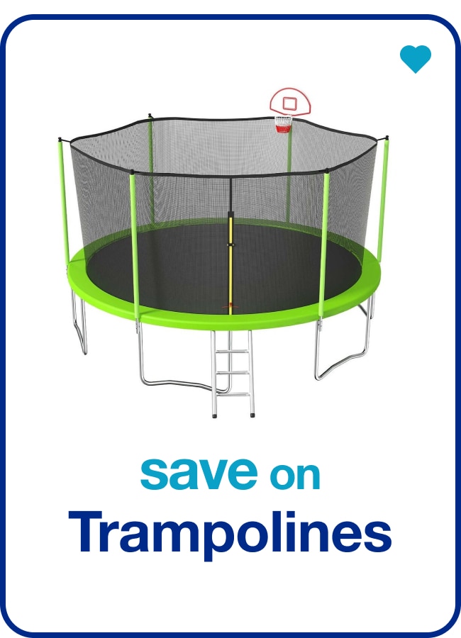 save on trampolines