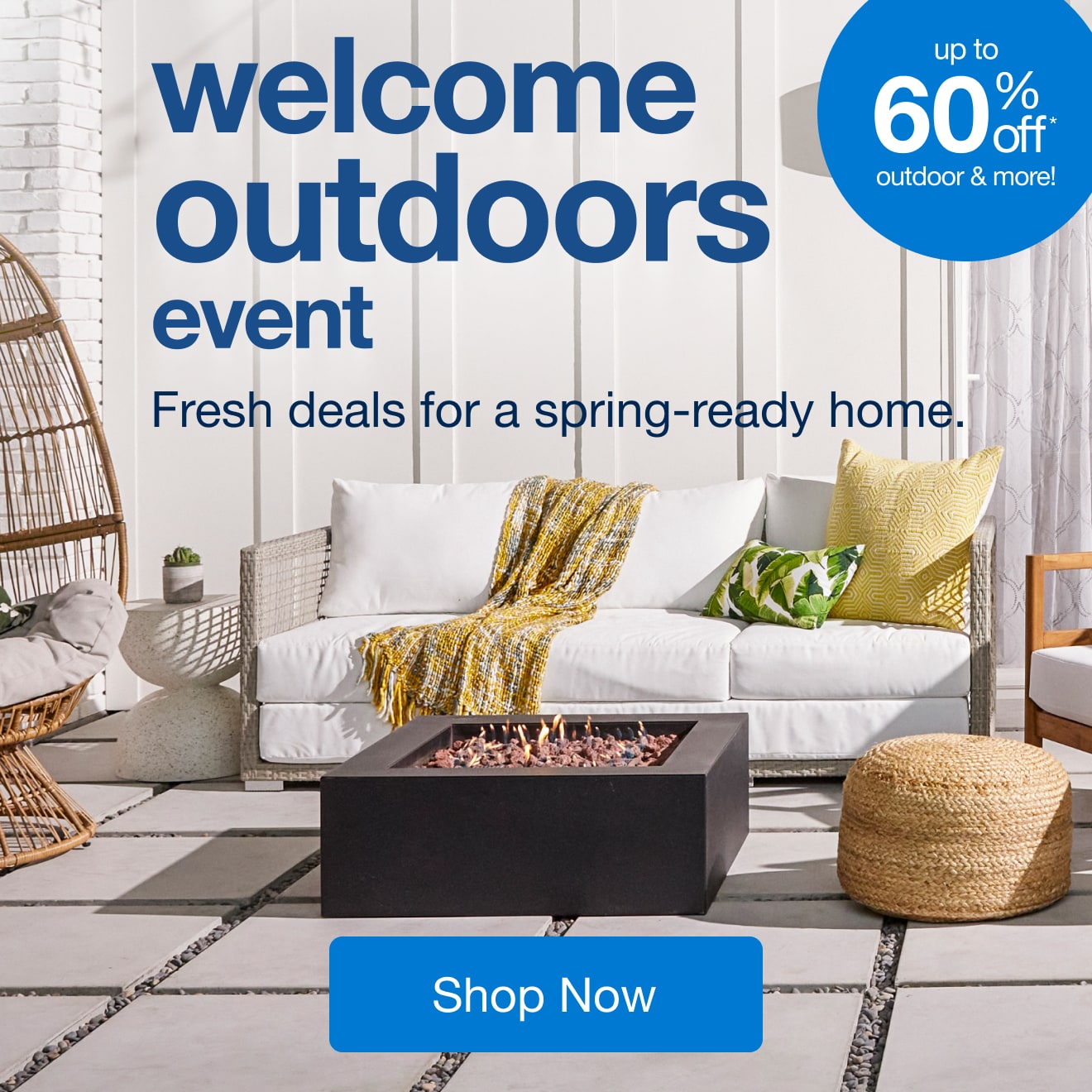 Welcome Outdoors Event — Shop Now!