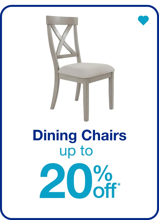 Up to 20% Off Dining Chairs — Shop Now!