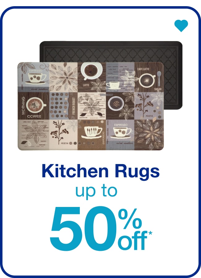 Up to 50% Off Kitchen Rugs — Shop Now!