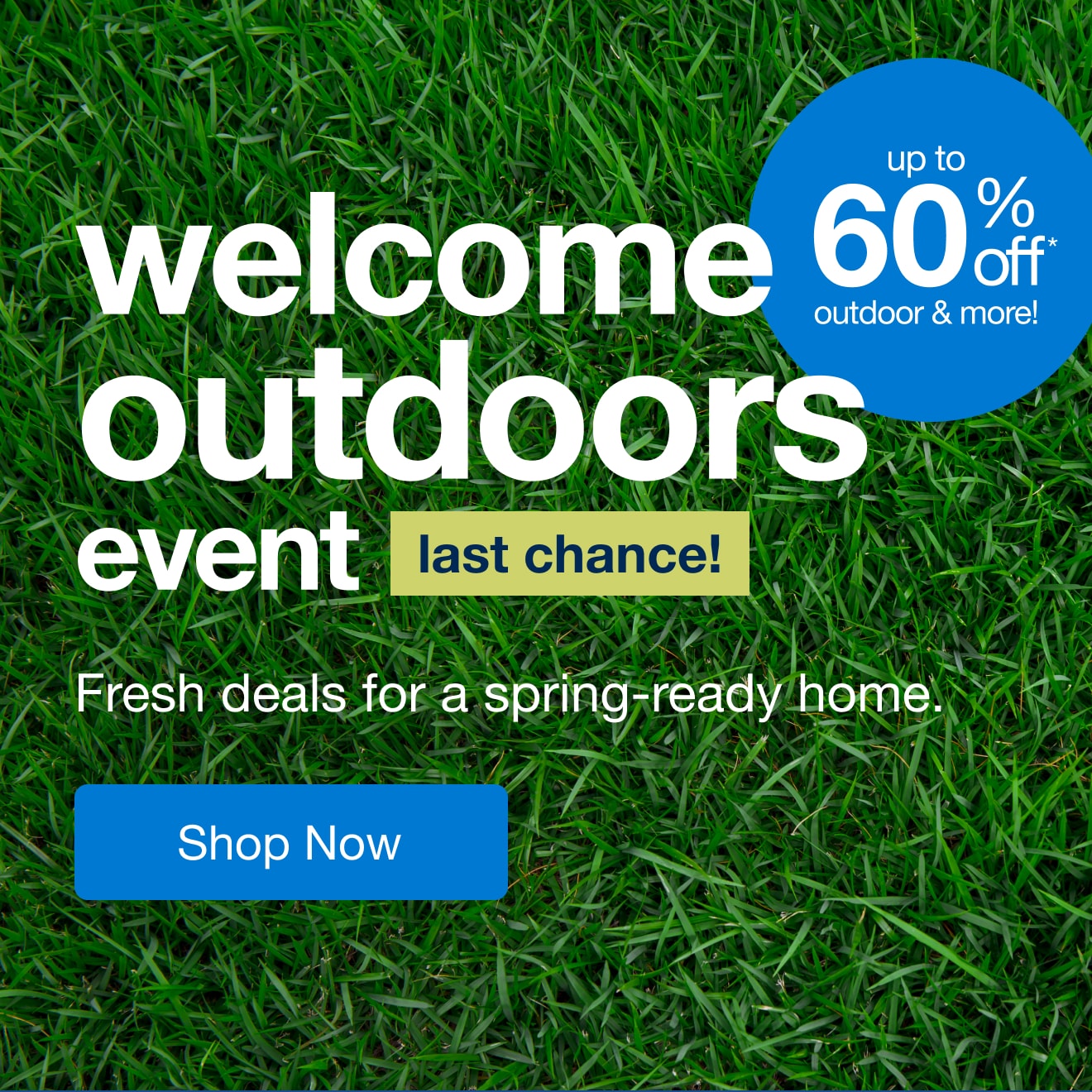 Welcome Outdoors Event Last Chance — Shop Now!