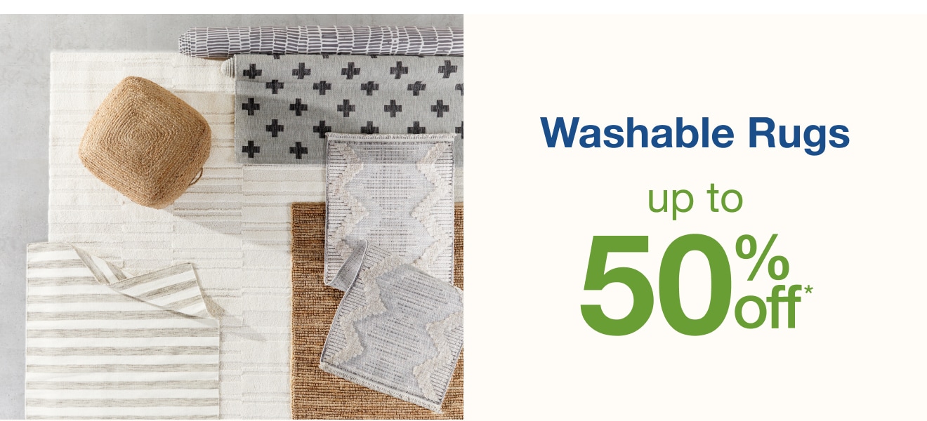 Washable Rugs Up to 50% Off — Shop Now!