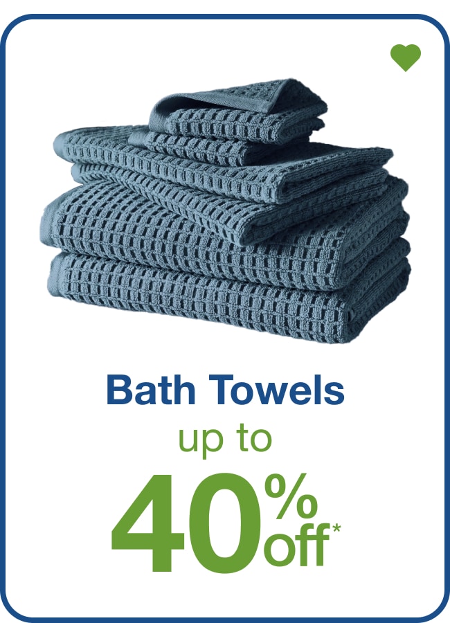 Bath Towels — Shop Now!