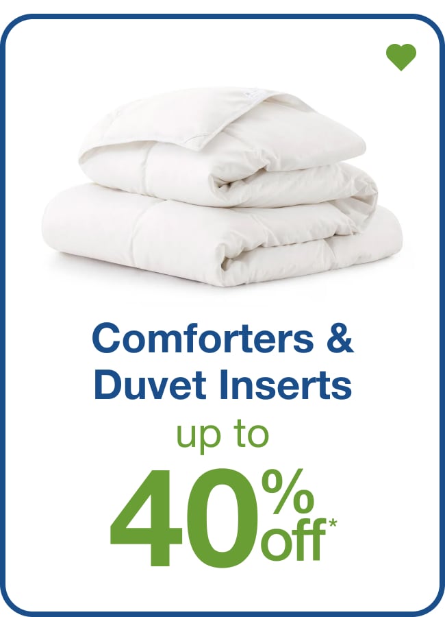 Comforters & Duvet Inserts — Shop Now!