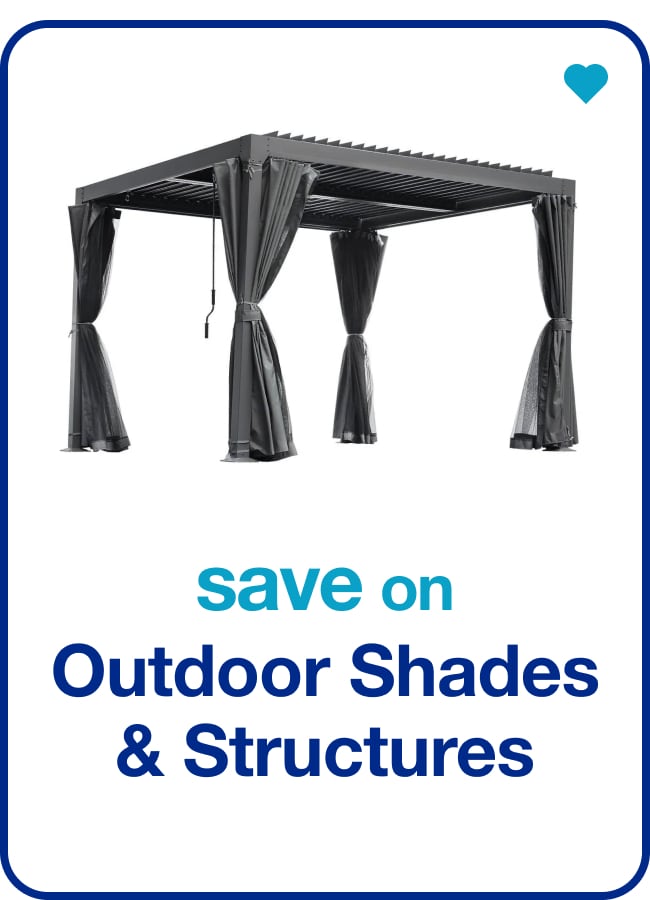 save on Outdoor Shades & Structures