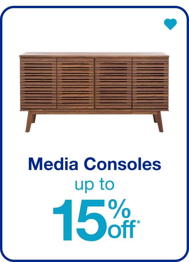 Media Consoles — Shop Now!