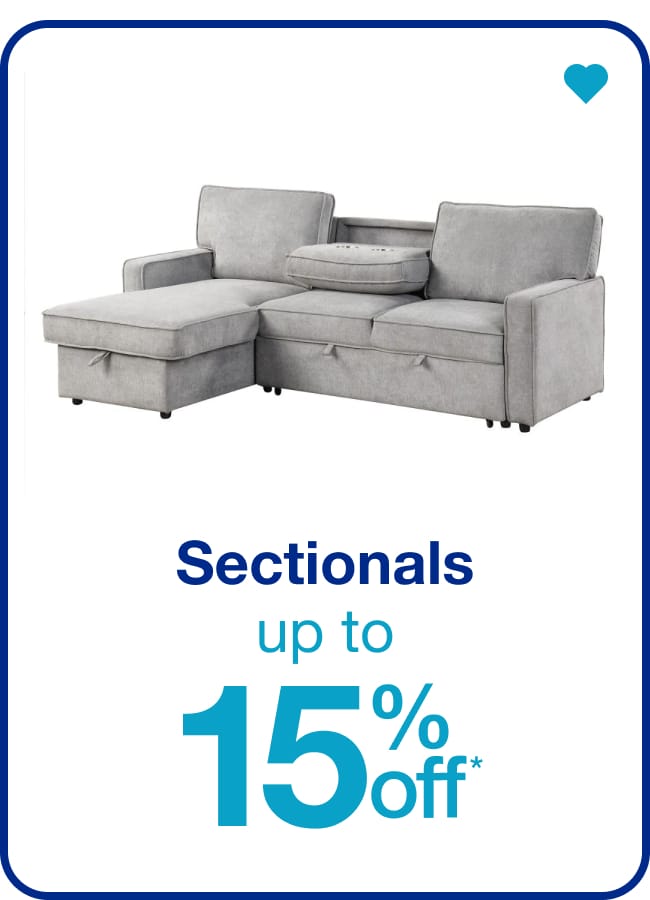 Sectionals — Shop Now!