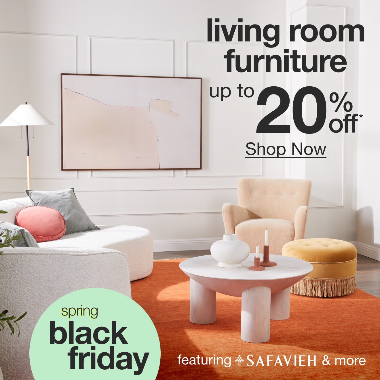 Living Room Furniture Up to 20% Off — Shop Now!