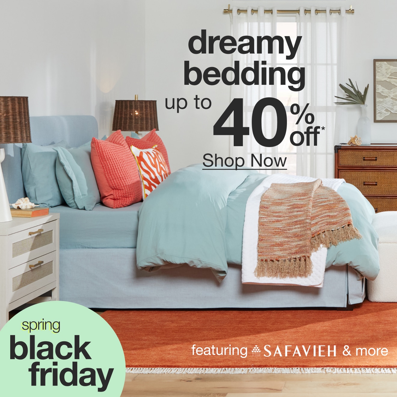 Up to 40% Off Bedding — Shop Now!