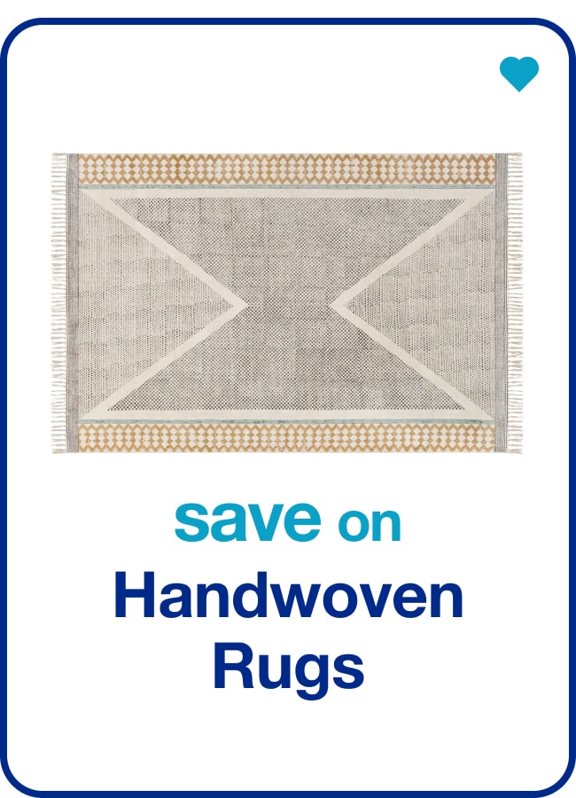 save on handwoven rugs