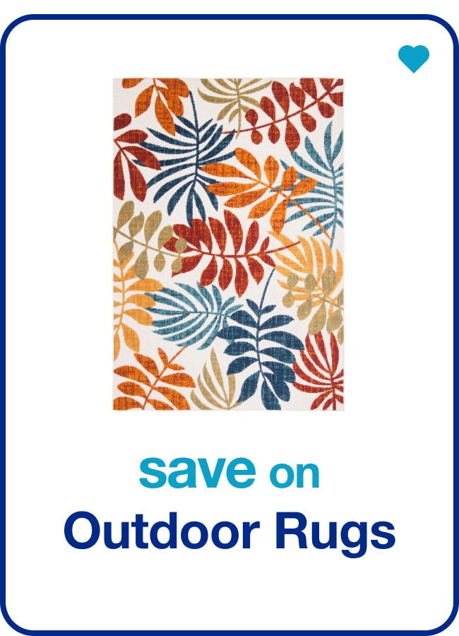 save on outdoor rugs