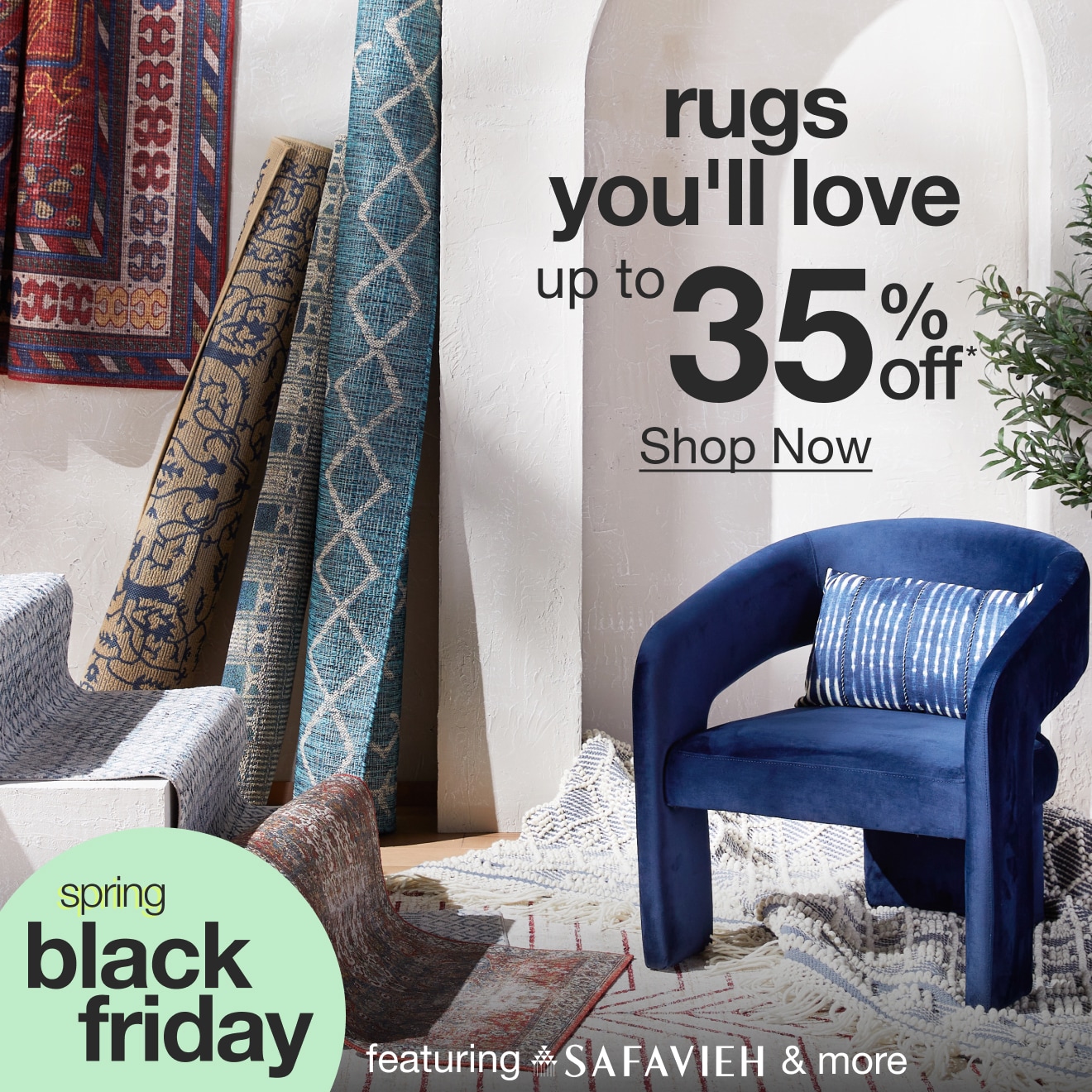 Rugs Up to 35% Off — Shop Now!